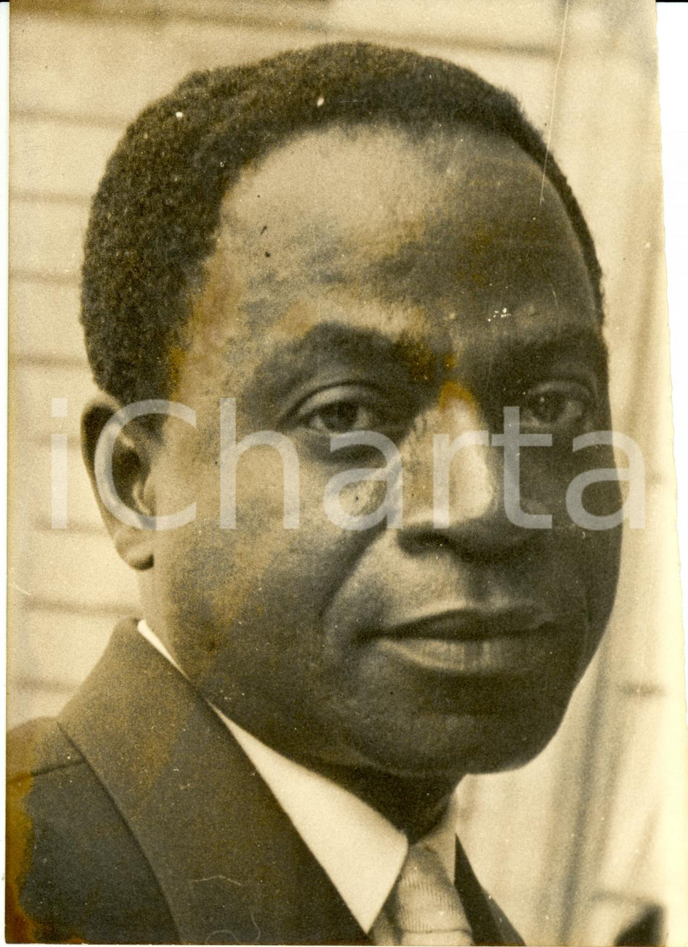 Fotografia d epoca originale 1970 ca COSTA D AVORIO FÃ©lix Dia HOUPHOUETBOIGNY Presidente Fotografia 1