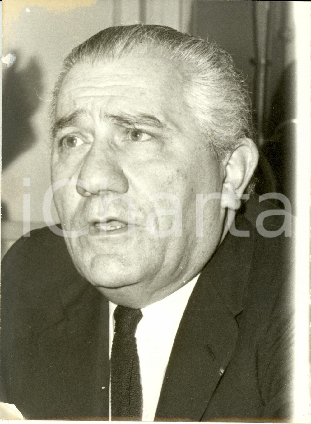 Fotografia d epoca originale 1974 FRANCE Alexandre SANGUINETTI Union DÃ©mocrates pour RÃ©publique Photographie 1