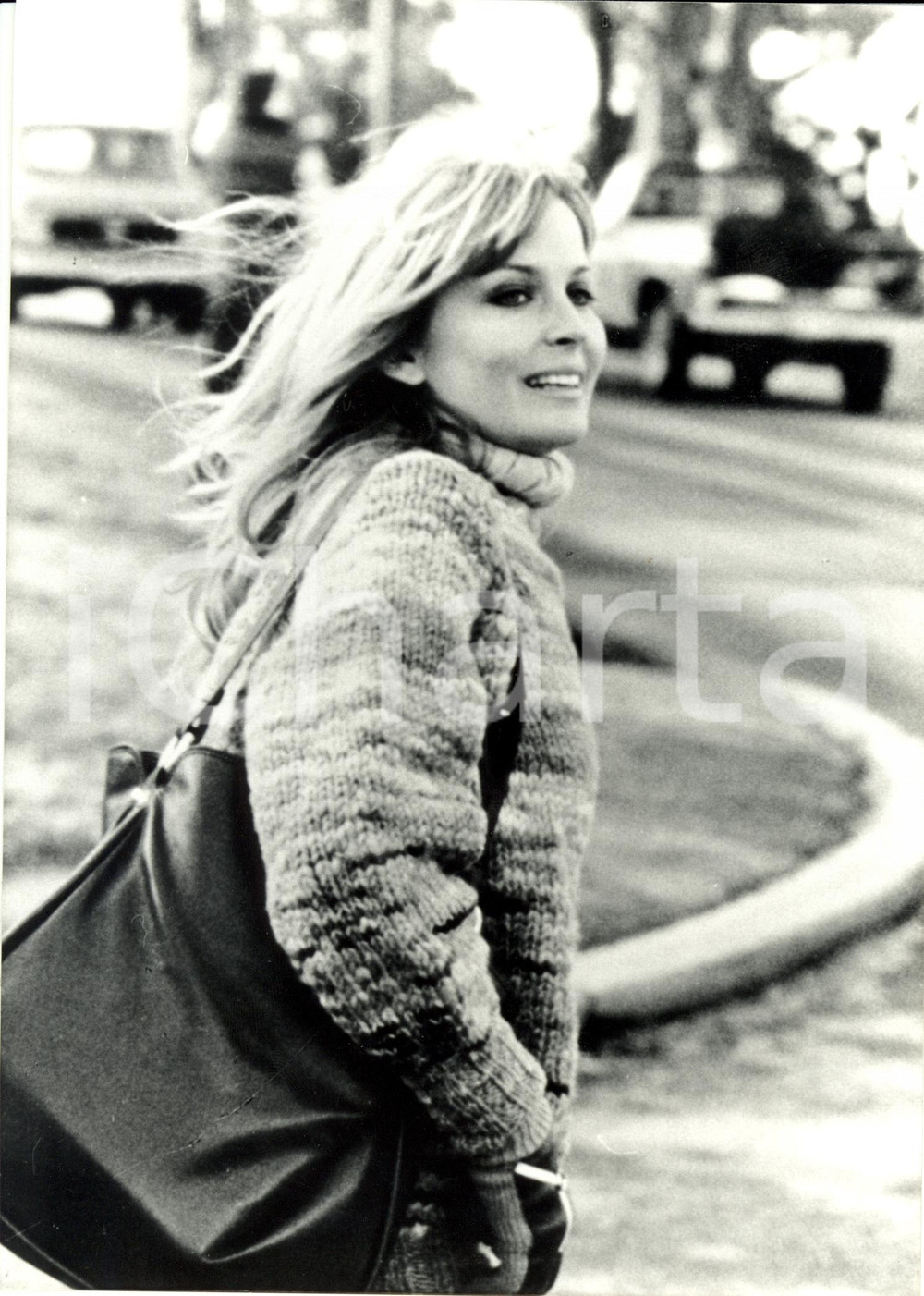 Fotografia d epoca originale 1989 SVIZZERA Bo DEREK in onda su SUISSE ROMANDE Film Changement de saison Foto 1