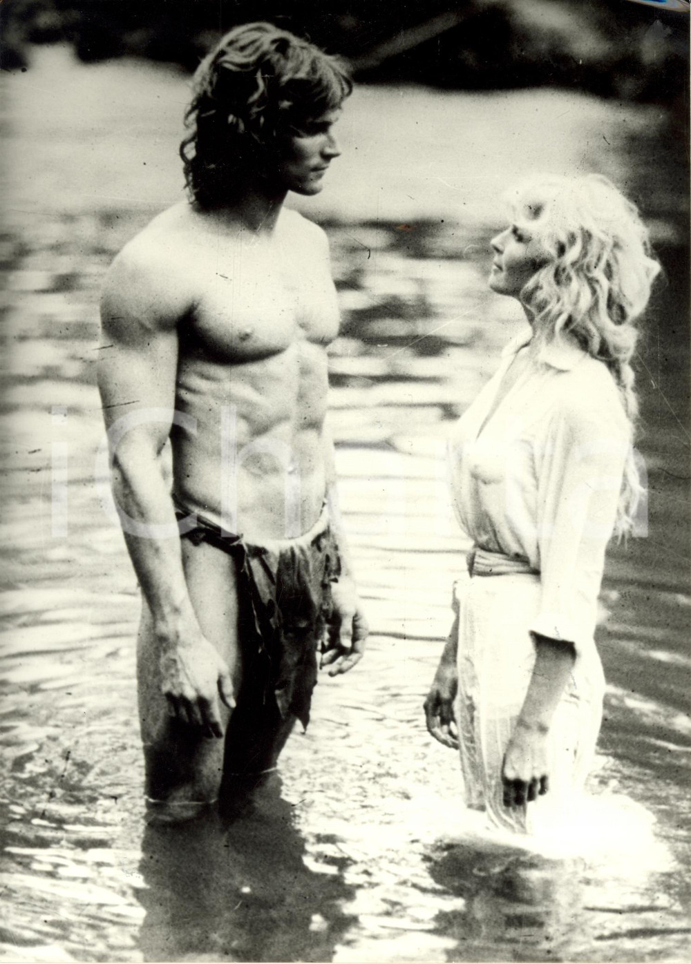 Fotografia d epoca originale 1981 CINEMA Bo DEREK Frank Miles O KEEFFE Tarzan l hommesinge Foto di scena 1
