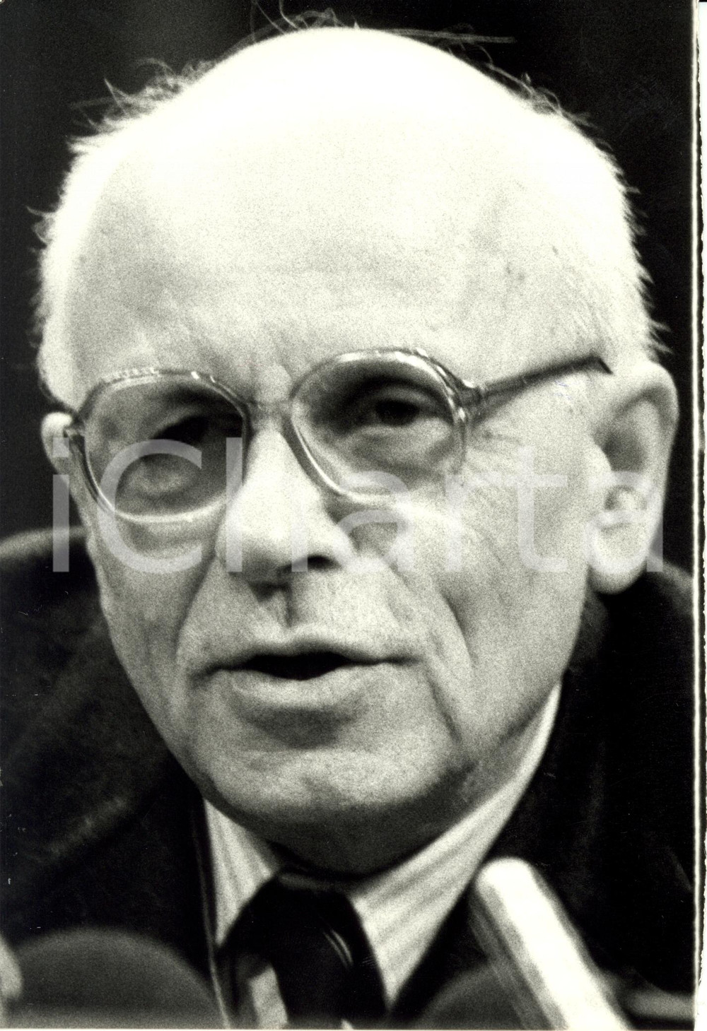 Fotografia d epoca originale 1989 RUSSIA Andrej Dmitrievic SAKHAROV chiede sciopero politico Fotografia 1