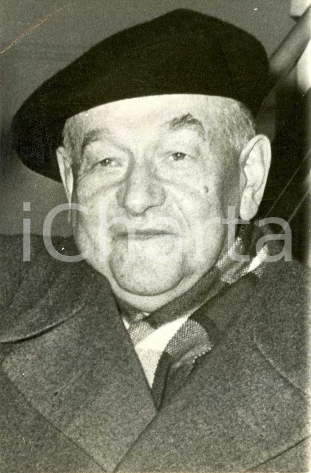 Fotografia d epoca originale 1974 FRANCIA? Leopold TREPPER Capo spionaggio antinazista ORCHESTRA ROSSA Foto 1