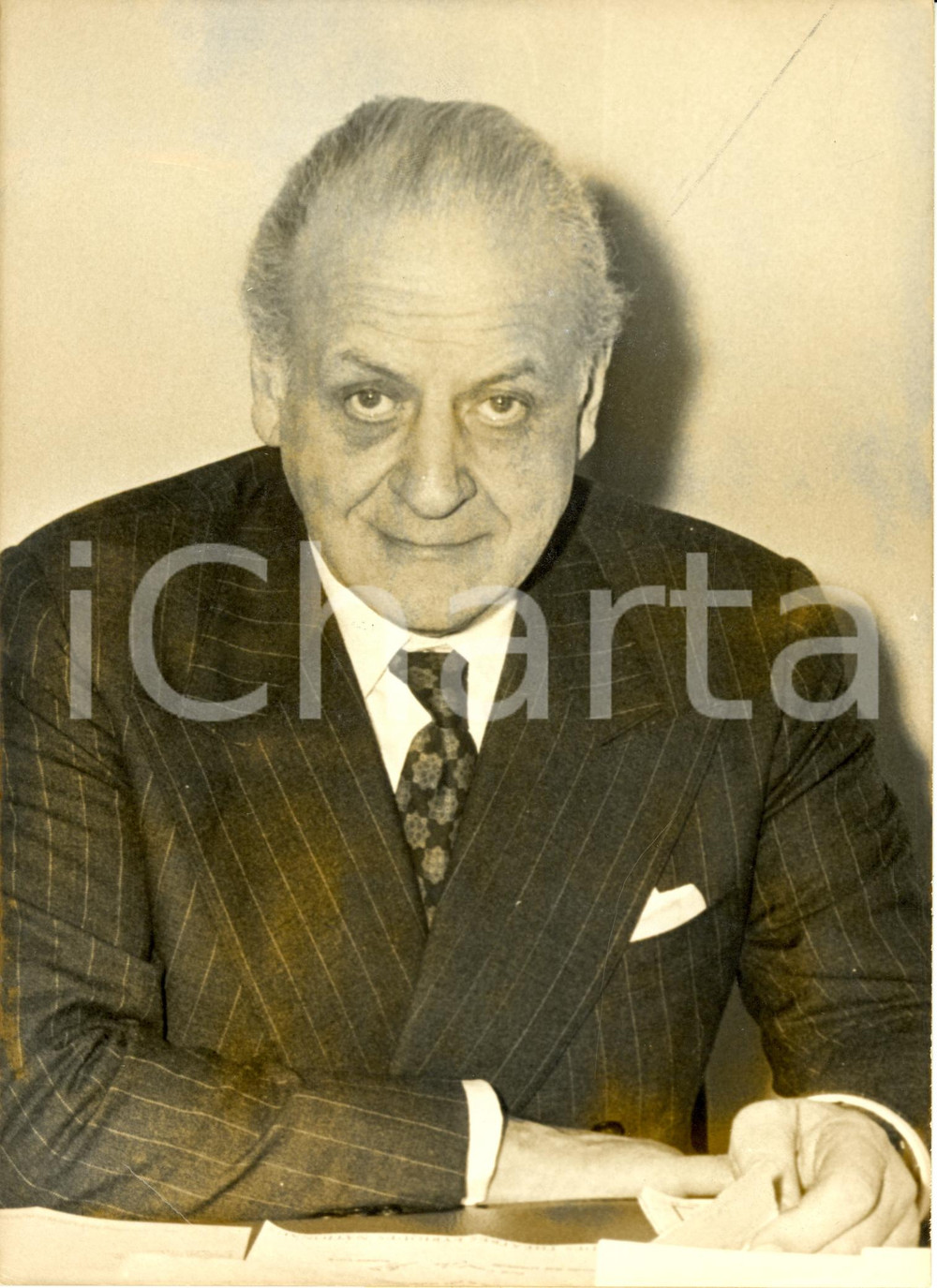 Fotografia d epoca originale 1973 PARIS F Rolf LIEBERMANN Nouveau Directeur de l OPERA Photographie 1