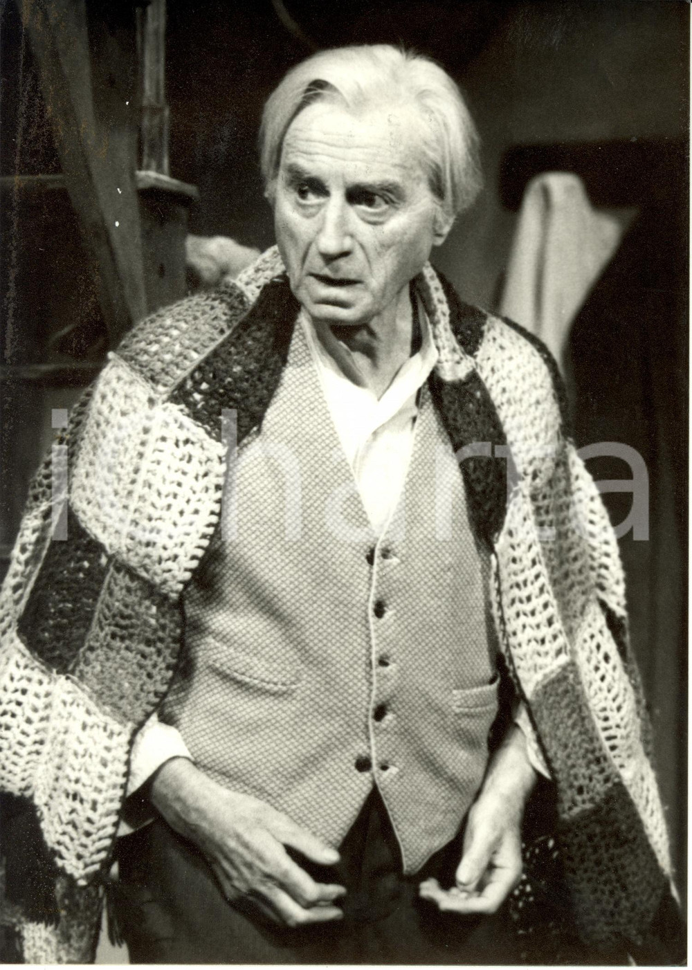 Fotografia d epoca originale 1978 PARIS F Teatro  Claude DAUPHIN ne Le Pavillon Balthazar Fotografia 1