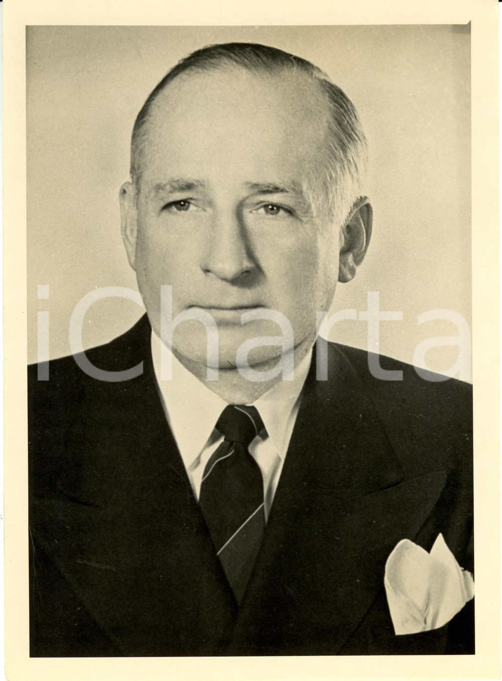 Fotografia d epoca originale 1950 ca USA Mark ETHRIDGE Palestine Conciliation Commission ONU Photograph 1