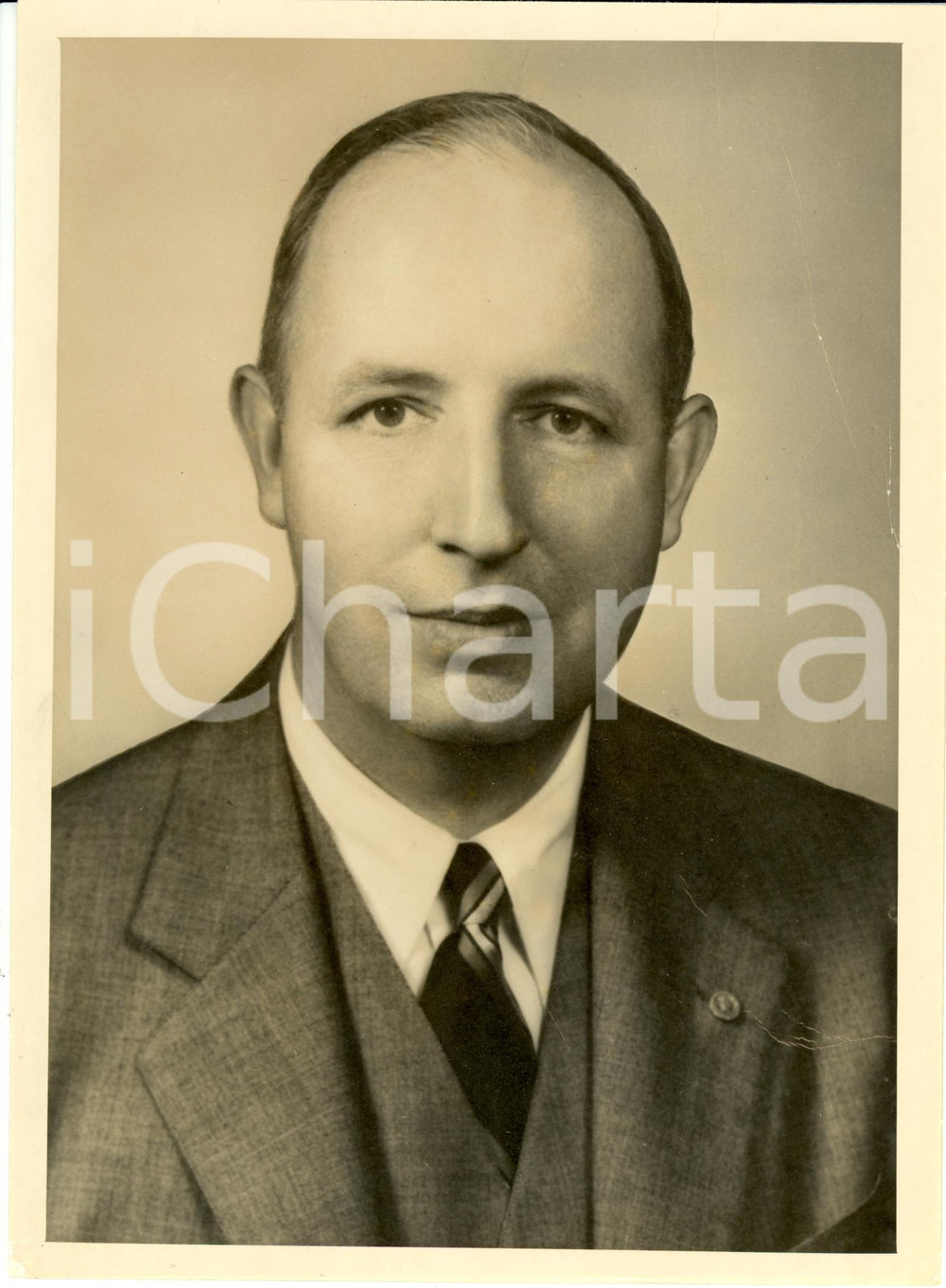 Fotografia d epoca originale 1950 ca USA William WEBSTER Chairman of Research and Development Board Photo 1