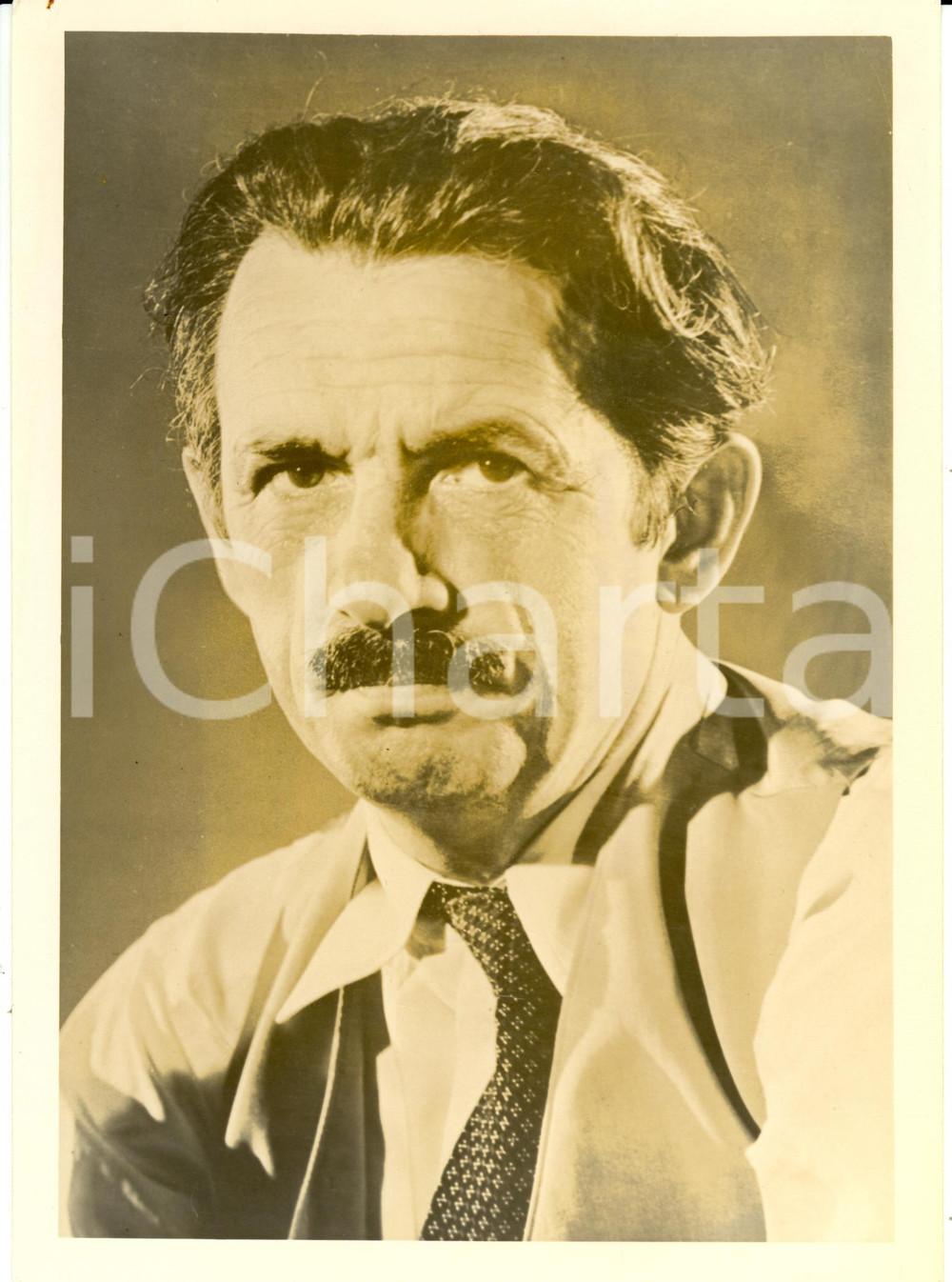 Fotografia d epoca originale 1945 ca USA Thomas Hart BENTON Portrait Photograph 1