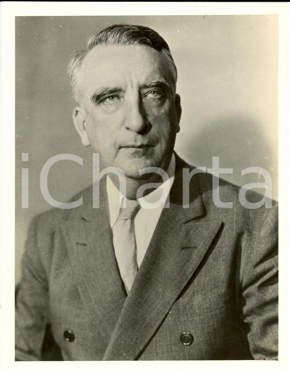 Fotografia d epoca originale 1945 ca USA Frederick Moore VINSON Portrait Photograph 1