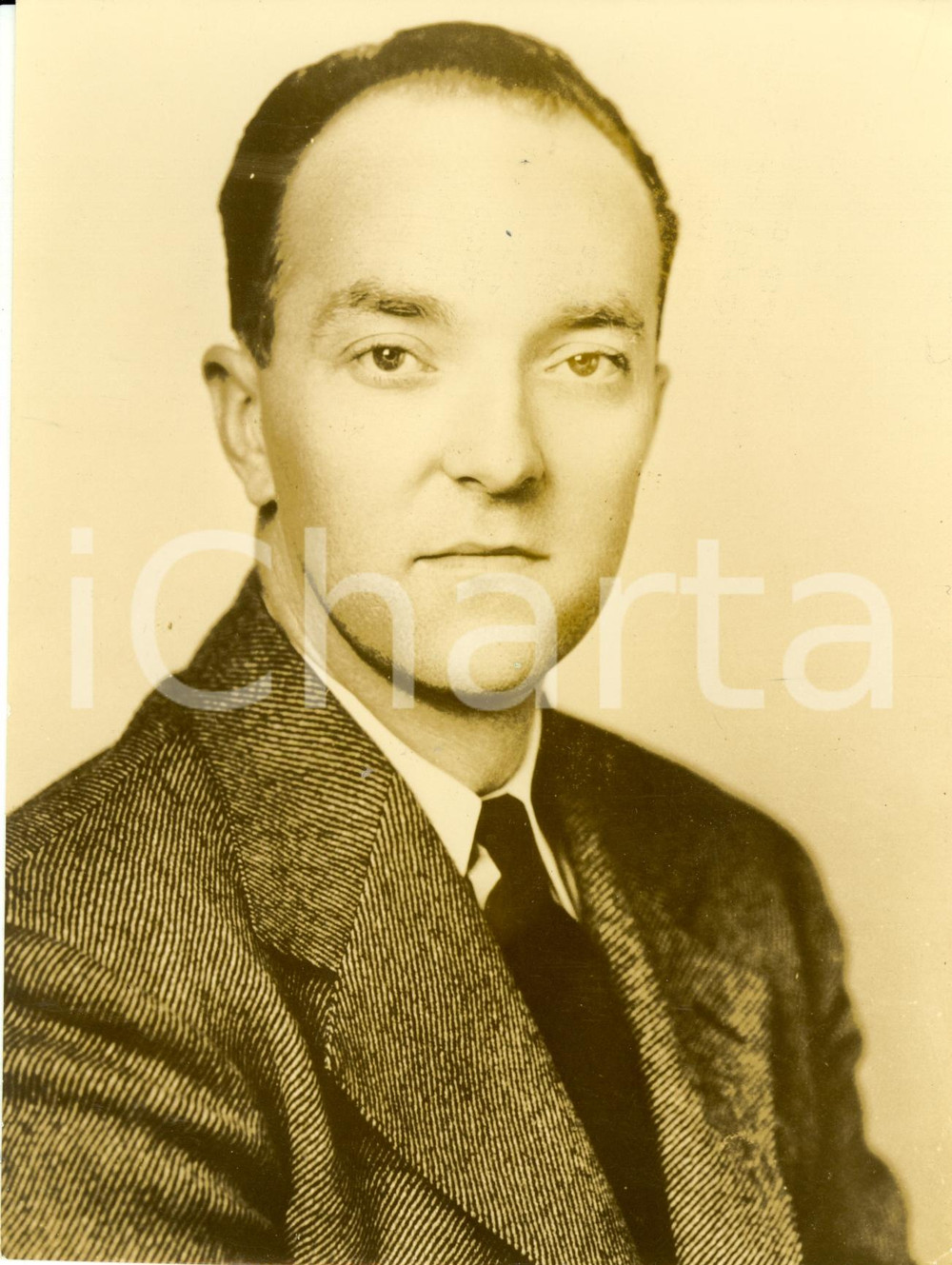 Fotografia d epoca originale 1940 ca USA Russel Blaine NYE Pioneer of Popular Culture Studies Photograph 1