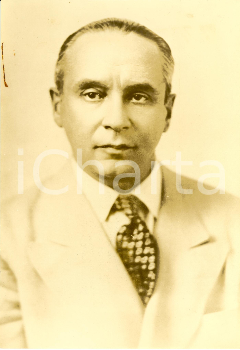 Fotografia d epoca originale 1945 ca USA Waclaw LEDNICKI Professore Slavista POLACCO Fotografia 1