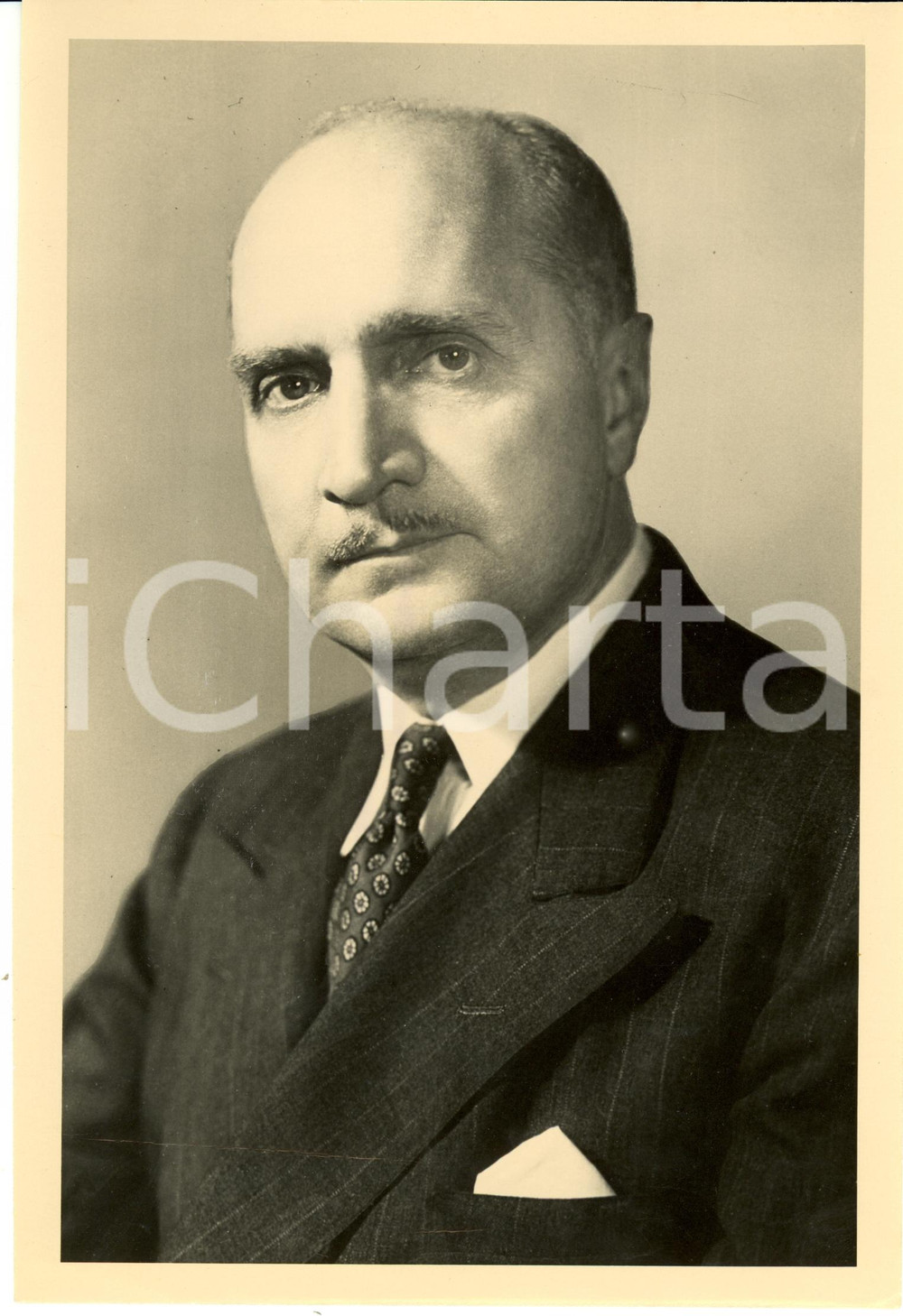 Fotografia d epoca originale 1950 ca USA Loy Wesley HENDERSON Ambassador to INDIA Photograph 1