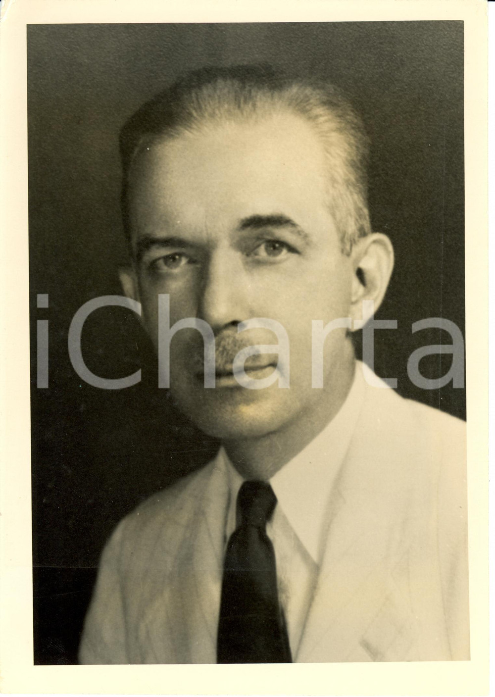 Fotografia d epoca originale 1945 ca USA Jerome Klahr HUDDLE from OHIO Foreign Service Officer Photograph 1