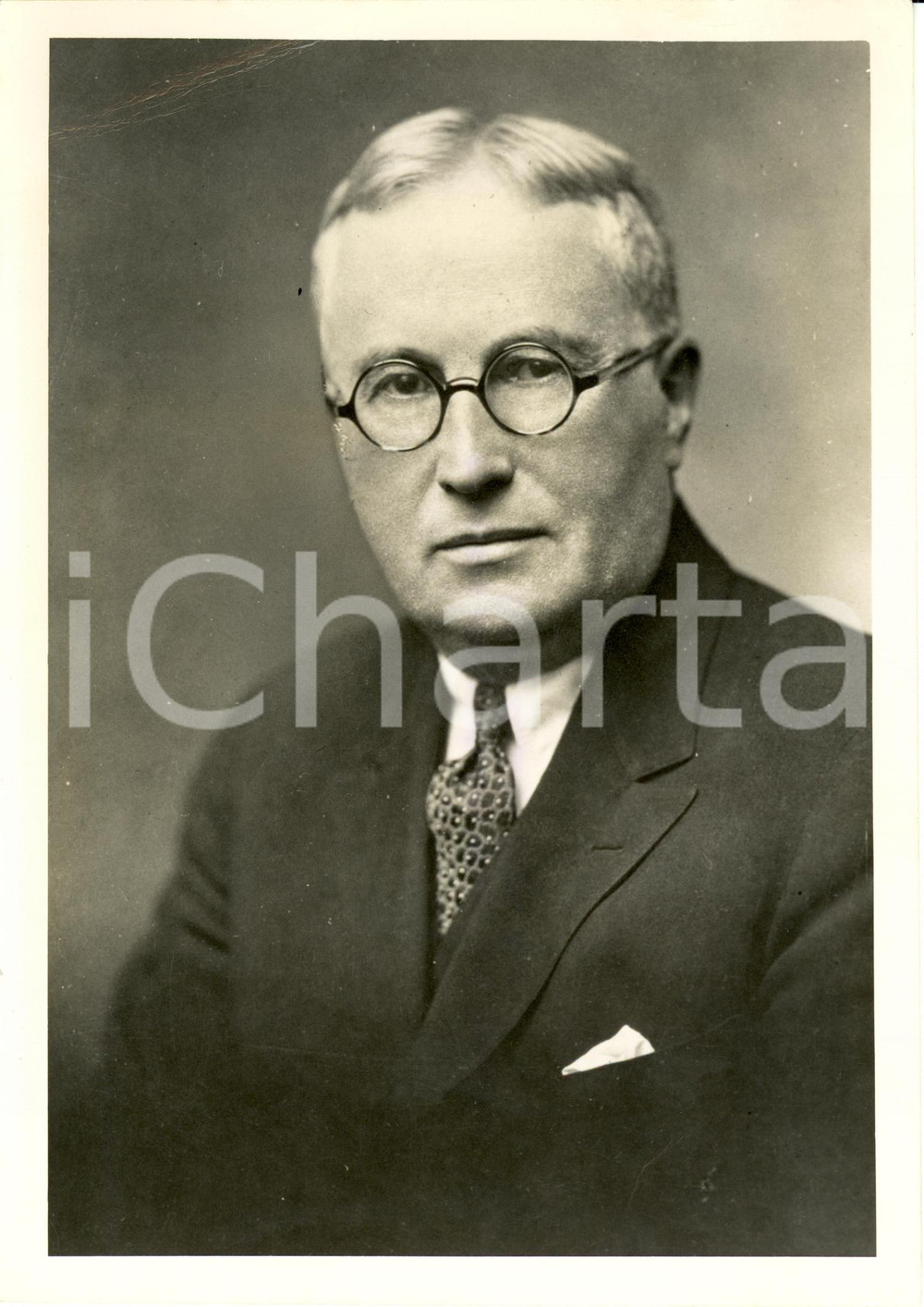 Fotografia d epoca originale 1945 ca USA John TABER Chairman of House Appropriations Committee Photograph 1