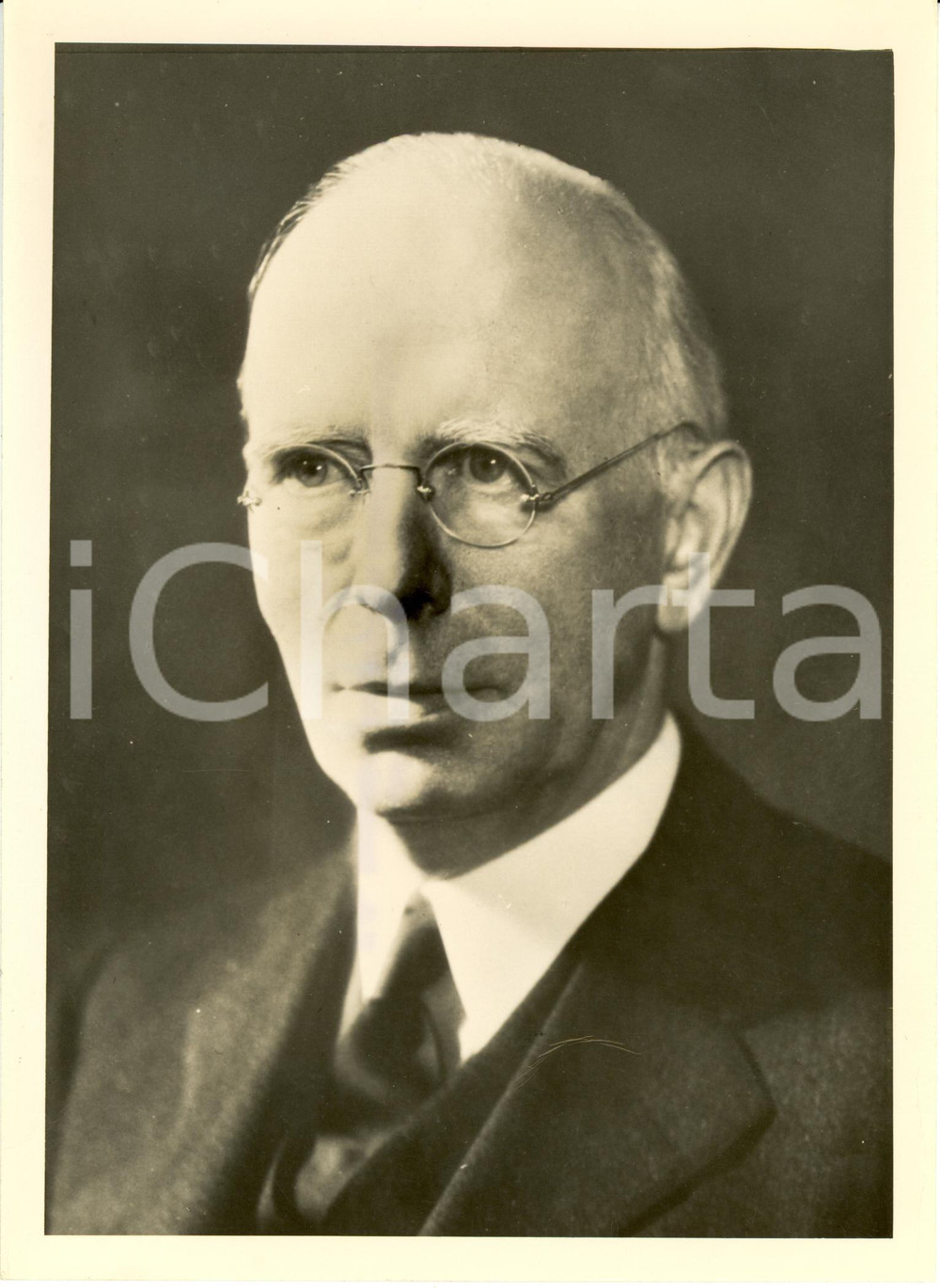 Fotografia d epoca originale 1945 ca WASHINGTON USA Howard BRUCE Administrator of ECA Photograph 1