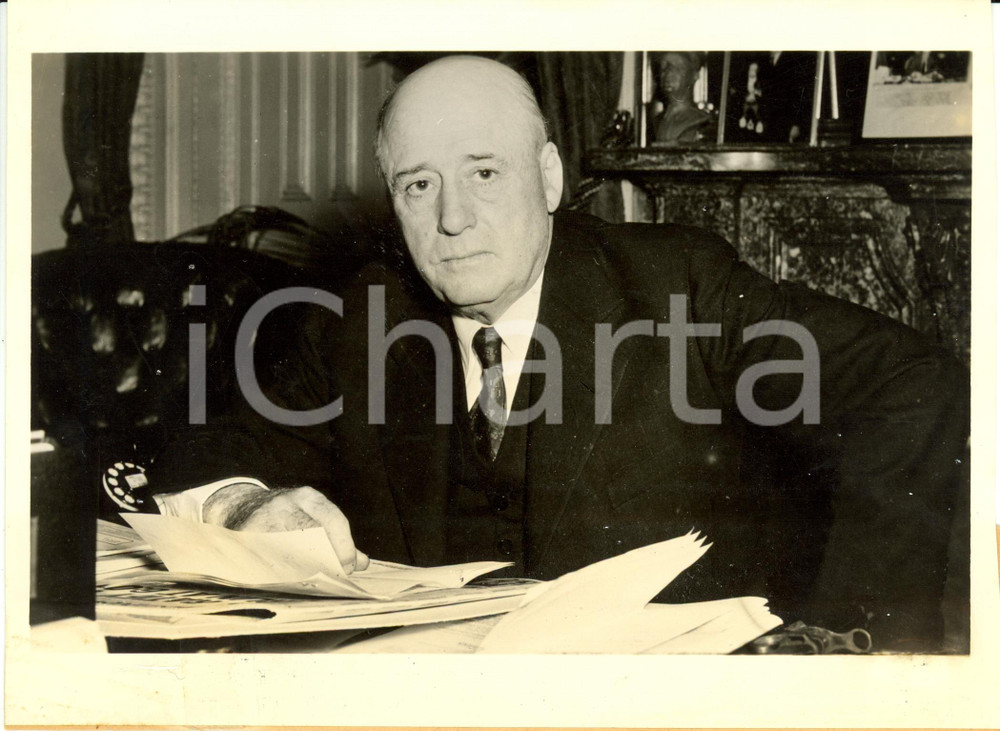 Fotografia d epoca originale 1945 USA Sam RAYBURN Speaker of House of Representatives Photograph 1
