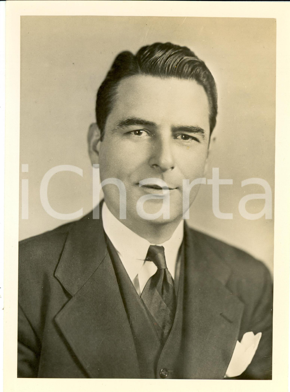 Fotografia d epoca originale 1945 ca USA John Emil PEURIFOY Assistant Secretary of State Photo 1