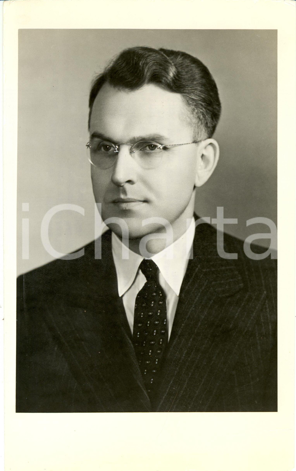 Fotografia d epoca originale 1950 ca USA Frank Allan SOUTHARD Jr of International Monetary Fund Photograph 1