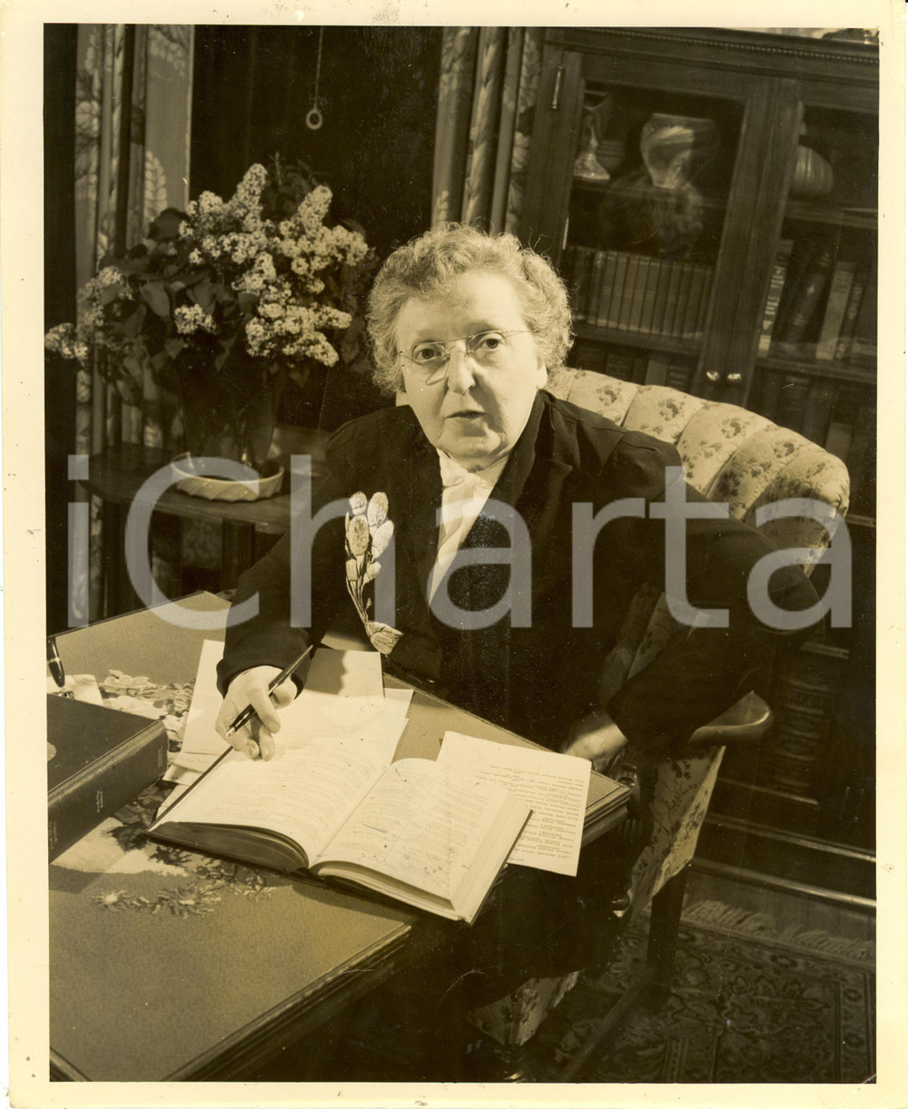 Fotografia d epoca originale 1950 ca INDEPENDENCE USA Ethel NOLAND Harry TRUMAN s cousin Photograph 1