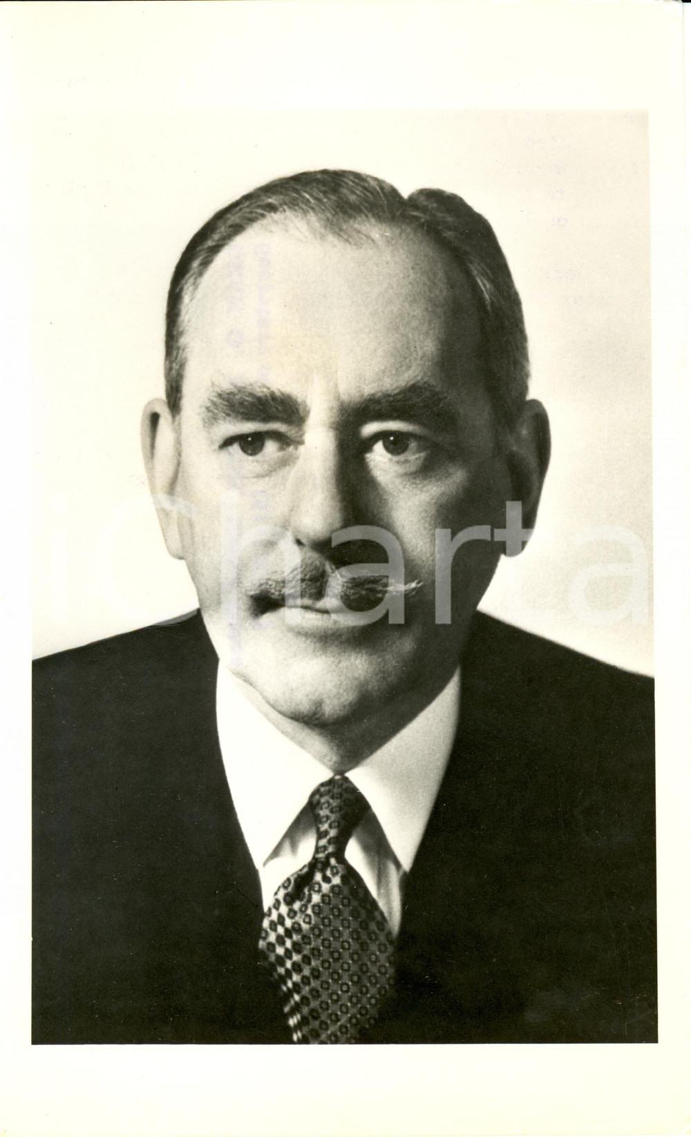 Fotografia d epoca originale 1950 ca USA Dean Gooderham ACHESON Secretary of State Photograph 1