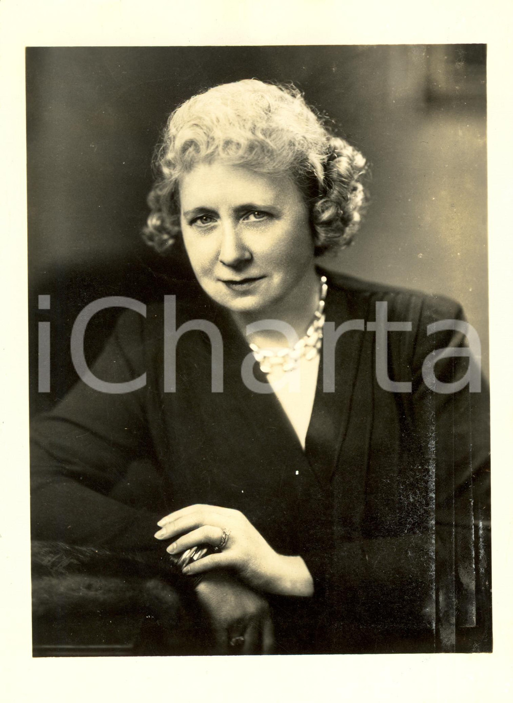 Fotografia d epoca originale 1945 USA Bess TRUMAN born Elizabeth Virginia WALLACE Harry TRUMAN s wife Photo 1