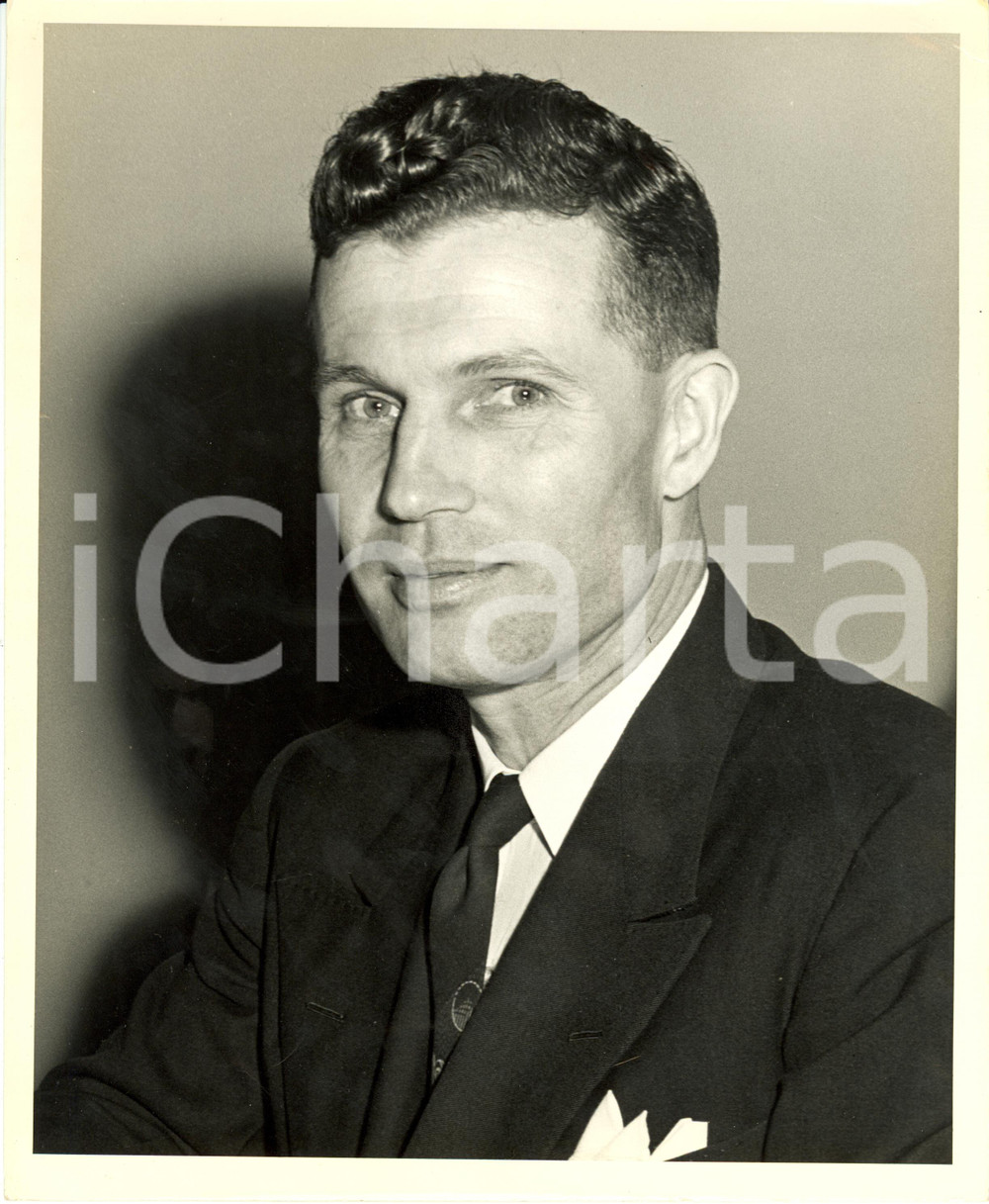 Fotografia d epoca originale 1951 USA Daniel Kramer EDWARDS Assistant Secretary Defense American Red Cross 1
