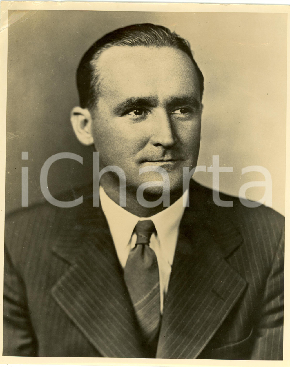 Fotografia d epoca originale 1950 ca USA Joseph BEIRNE President CIO Union of Workers of America Photograph 1