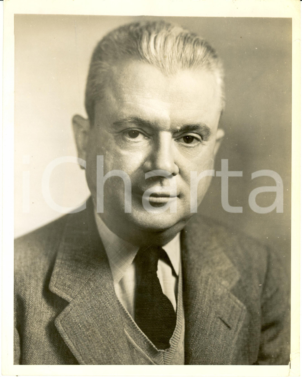 Fotografia d epoca originale 1950 ca USA James Kimble VARDAMAN Captain Photograph 1
