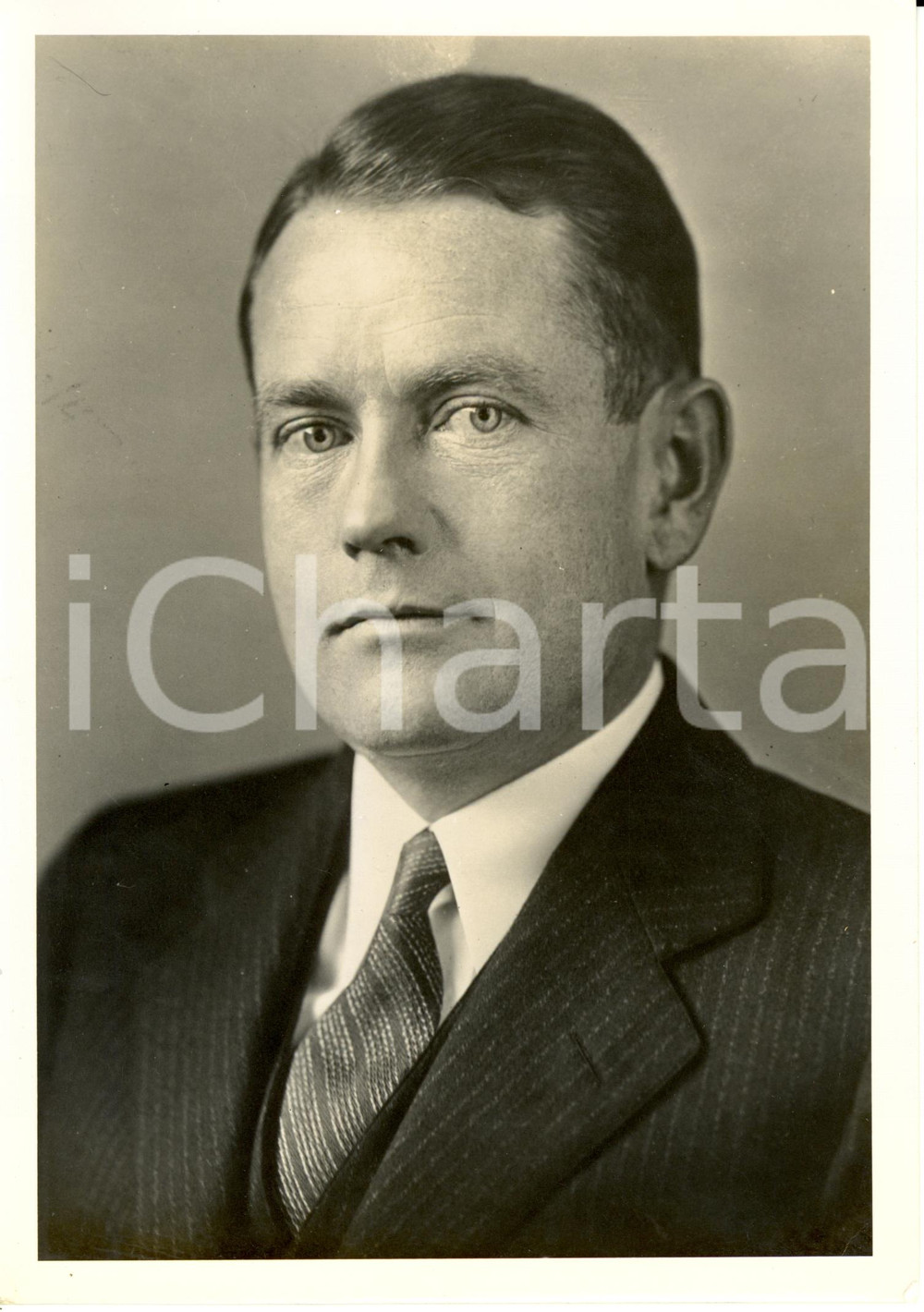 Fotografia d epoca originale 1950 ca USA Paul Clement DANIELS Director American Republic Affairs Photograph 1