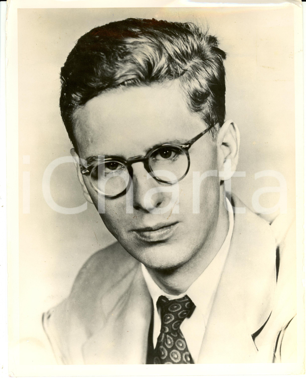 Fotografia d epoca originale 1947 USA Cord MEYER President United World Federalists Photograph 1