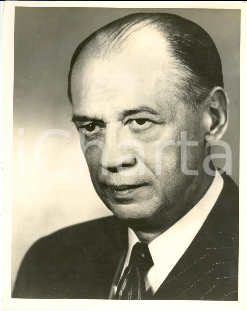 Fotografia d epoca originale 1950 ca USA Ely CULBERTSON of the Citizens Committee for United Nations Reform 1