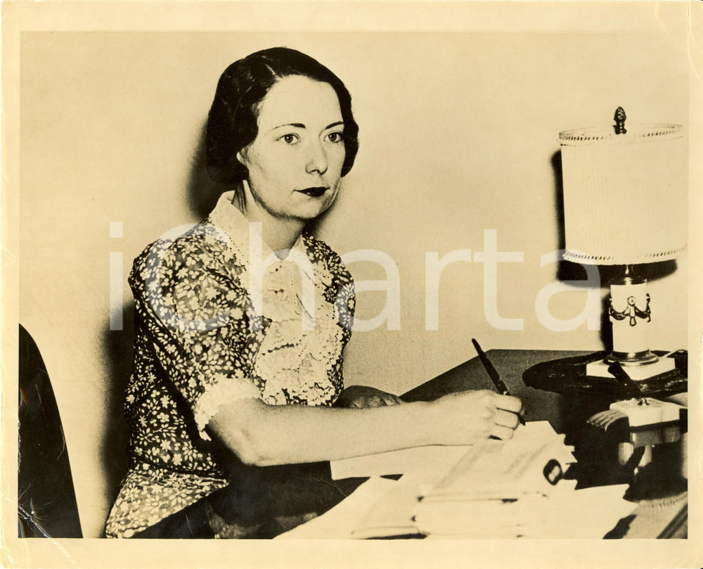 Fotografia d epoca originale 1937 ATLANTA USA Margaret MUNNERLYN MITCHELL Gone with the Wind REPRINT 1950 1