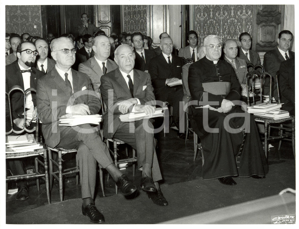 Fotografia d epoca originale 1969 ROMA Convegno ISLE  L uditorio nella sala durante le relazioni Fotografia 1