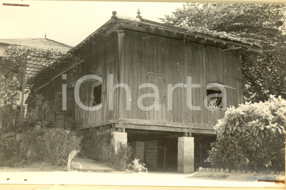 Fotografia d epoca originale 1955 ca CAMBOGIA Scuola CHAU PONHEA HOK L ufficio del direttore Fotografia 1