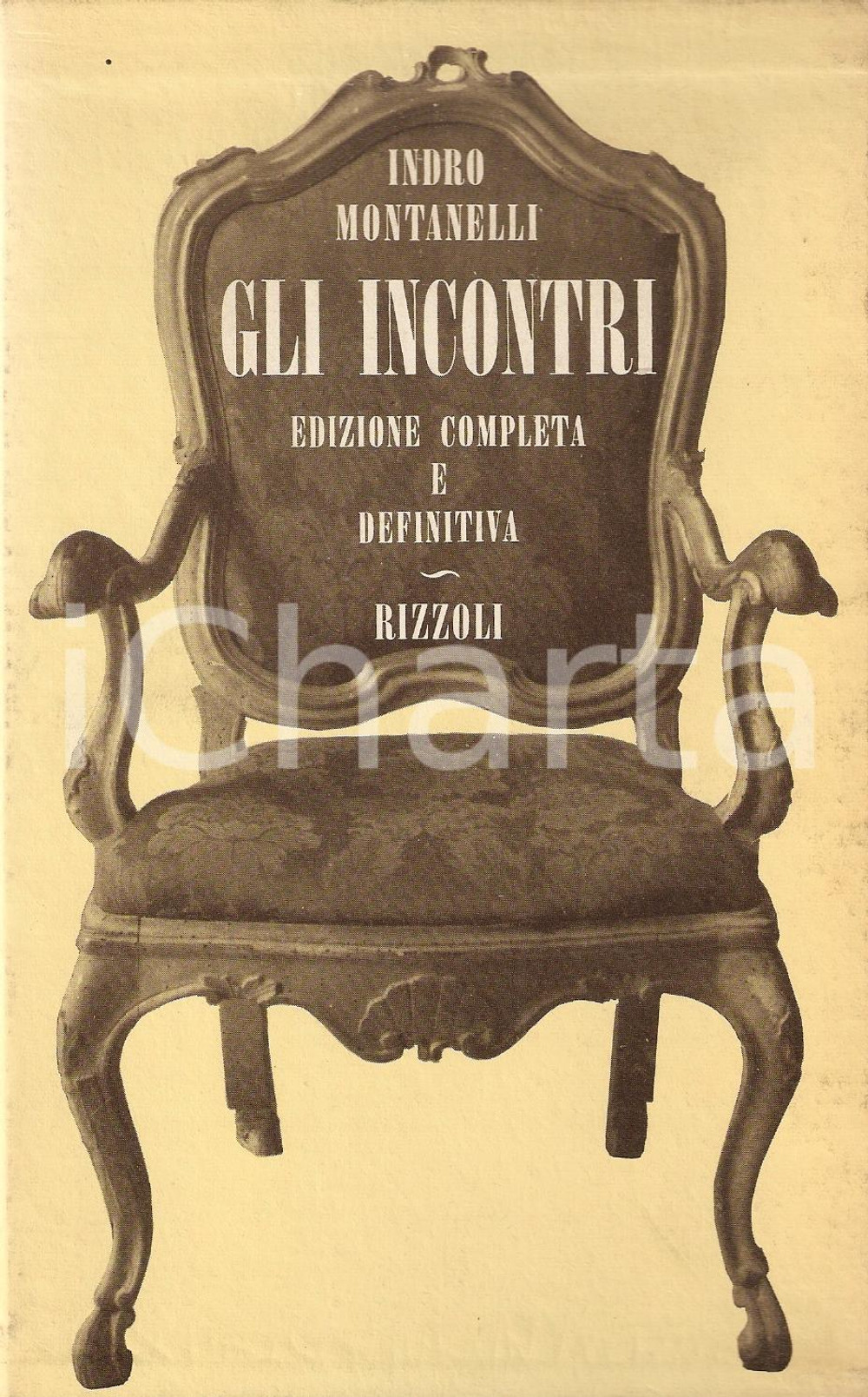 Libro, pubblicazione d epoca 1970 Indro MONTANELLI Gli incontri Edizione completa 2 VOLUMI Ed. RIZZOLI 1