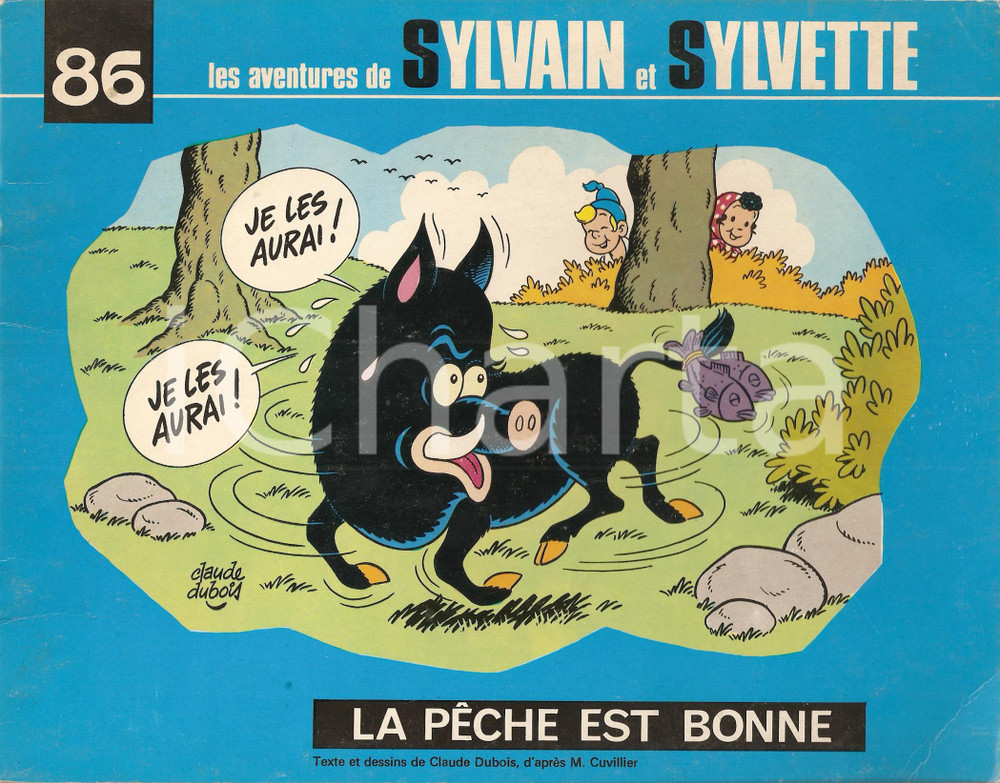 Giornale, rivista storica 1977 Claude DUBOIS Les aventures de SYLVAIN ET SYLVETTE n. 86 Editions FLEURUS 1