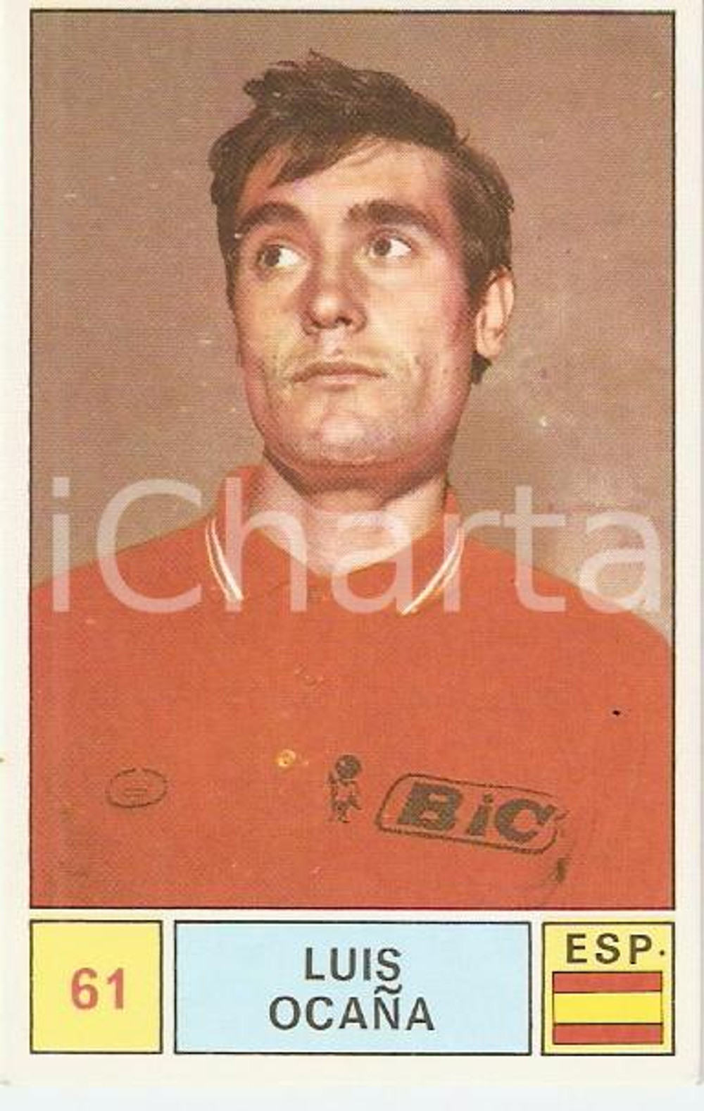 Oggetto da collezione cartaceo PANINI  SPRINT 1971 Figurina Luis OCANA n. 61 Ciclismo 1