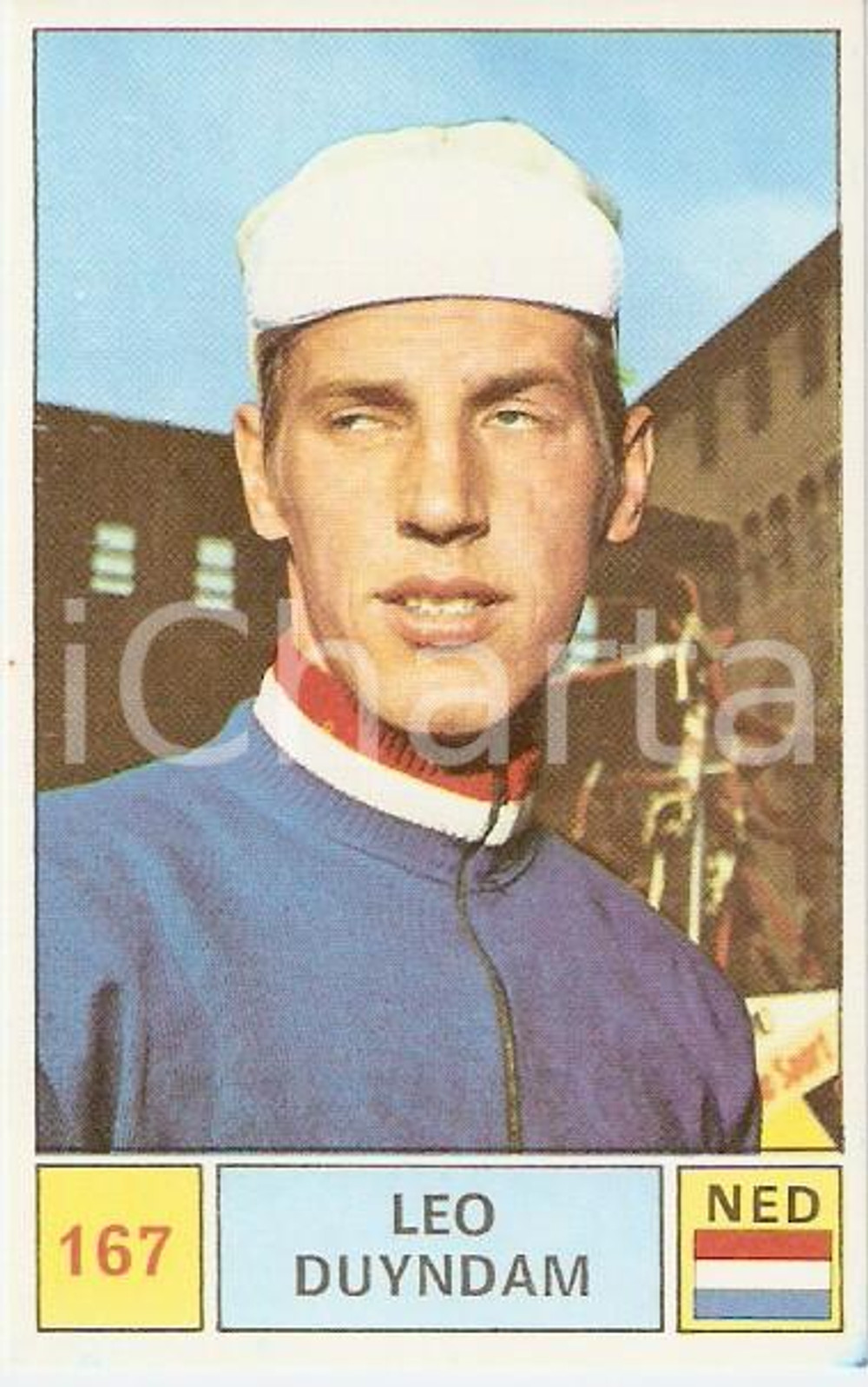 Oggetto da collezione cartaceo PANINI  SPRINT 1971 Figurina Leo DUYNDAM n. 167 Ciclismo 1