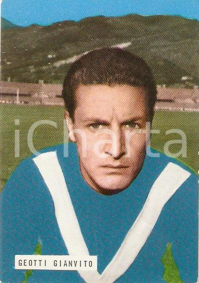 Oggetto da collezione cartaceo EDIZIONI FOTO CALCIO  CALCIATORI 1965  1966 Figurina Gianvito GEOTTI n. 38 1