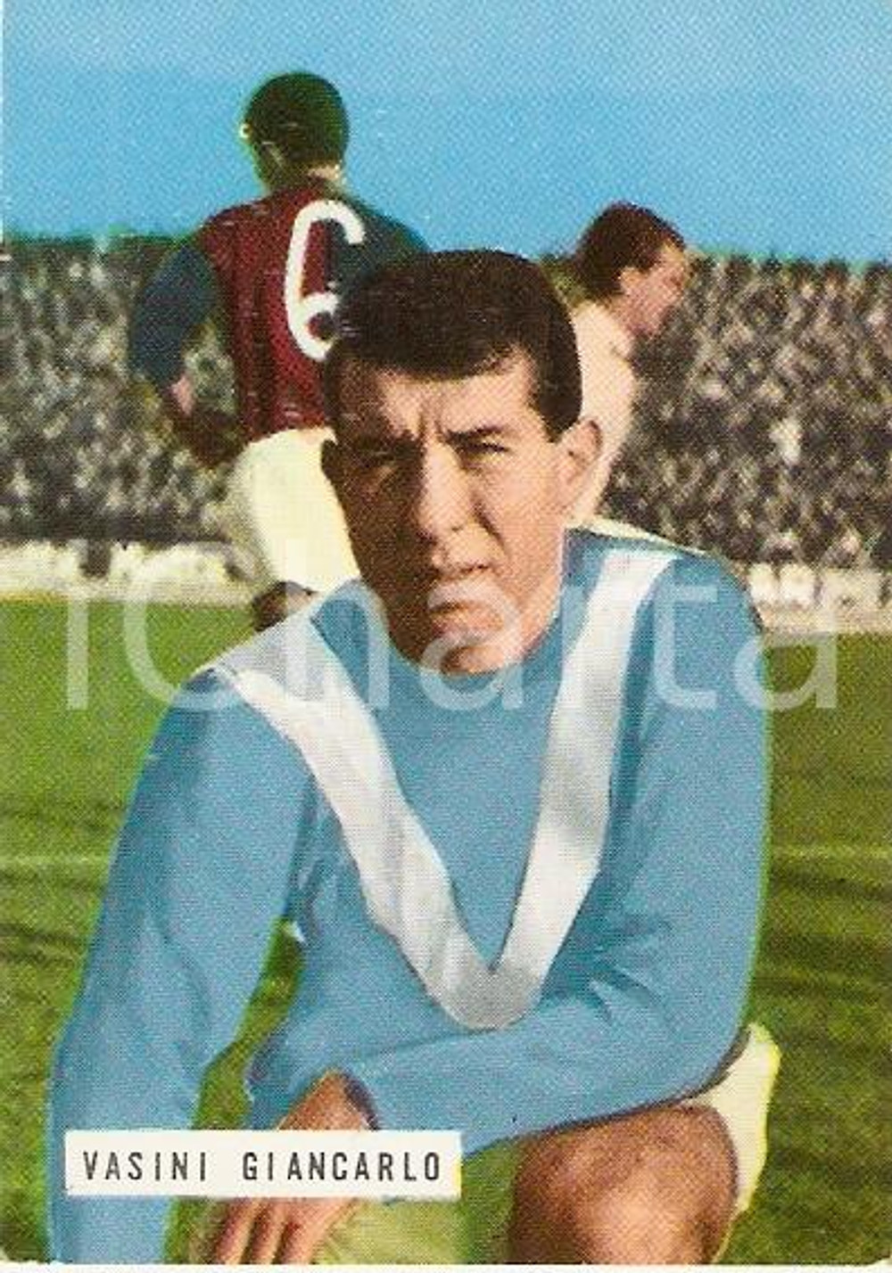 Oggetto da collezione cartaceo EDIZIONI FOTO CALCIO  CALCIATORI 1965  1966 Figurina Giancarlo VASINI n. 31 1