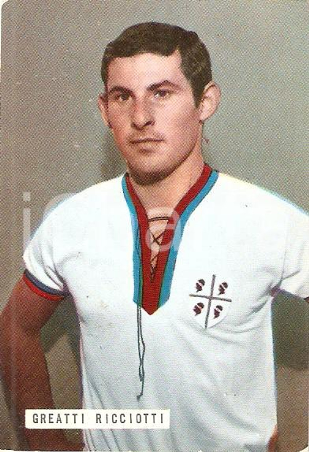 Oggetto da collezione cartaceo EDIZIONI FOTO CALCIO  CALCIATORI 1965  1966 Figurina Ricciotti GREATTI n. 47 1