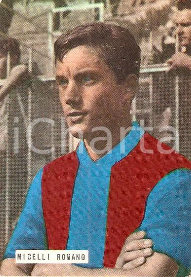 Oggetto da collezione cartaceo EDIZIONI FOTO CALCIO  CALCIATORI 1965  1966 Figurina Romano MICELLI 15 BOLOGNA 1