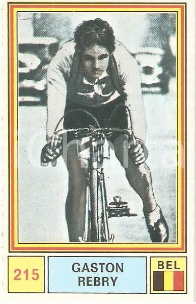 Oggetto da collezione cartaceo PANINI  SPRINT 1971 Figurina Gaston REBRY n. 215 Ciclismo 1