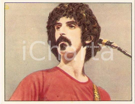 Oggetto da collezione cartaceo PANINI  CANTANTI 1972 Figurina Frank ZAPPA n. 221 Grandi raccolte gioventÃ¹ 1