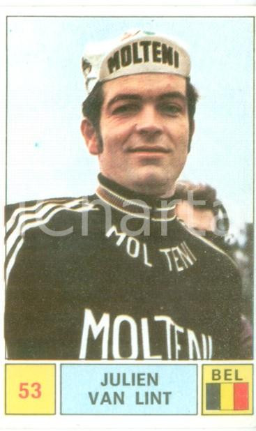 Oggetto da collezione cartaceo PANINI  SPRINT 1971 Figurina Julien VAN LINT n. 53 Ciclismo Sponsor MOLTENI 1