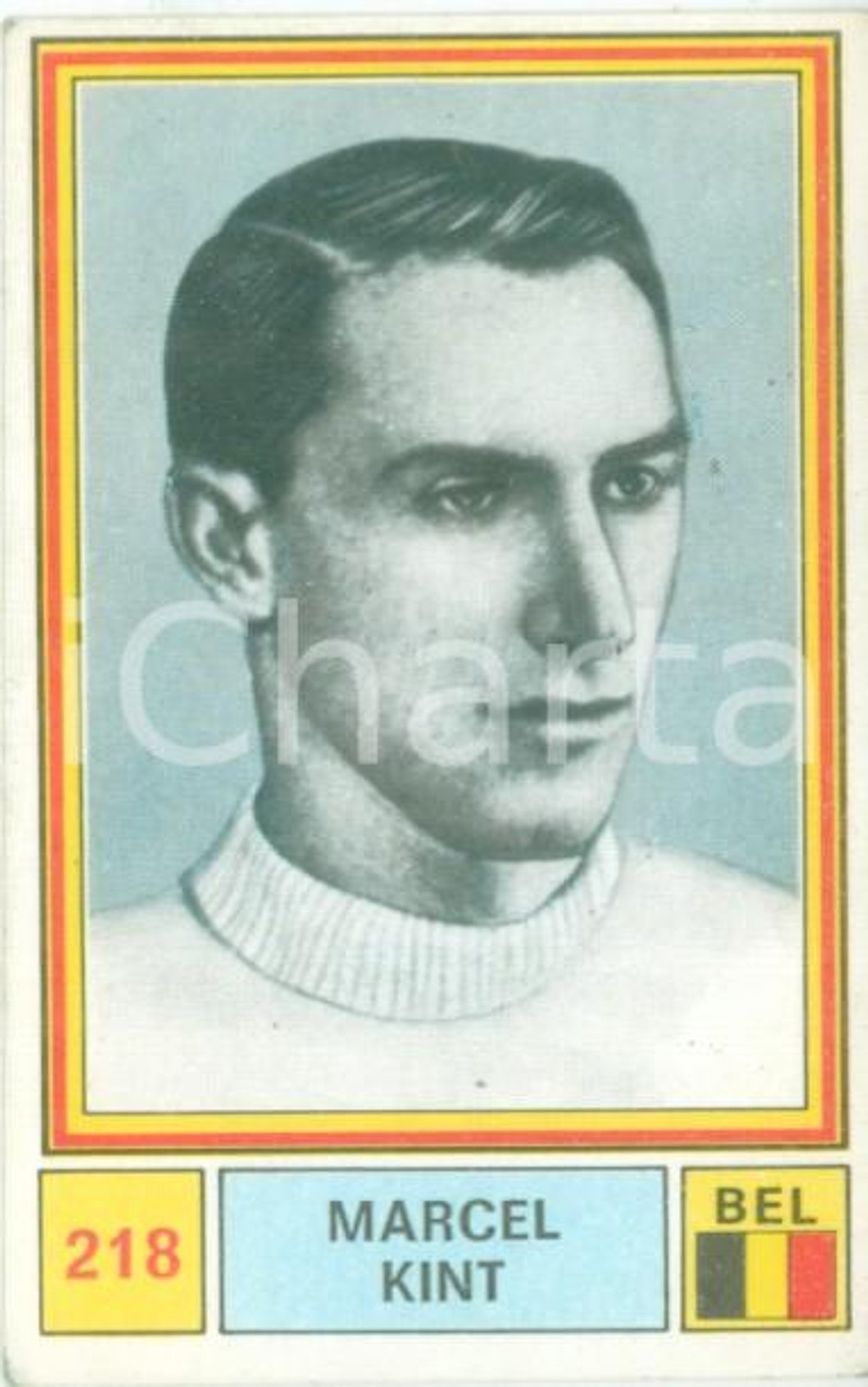 Oggetto da collezione cartaceo PANINI  SPRINT 1971 Figurina Marcel KINT n. 218 Ciclismo BELGIO 1