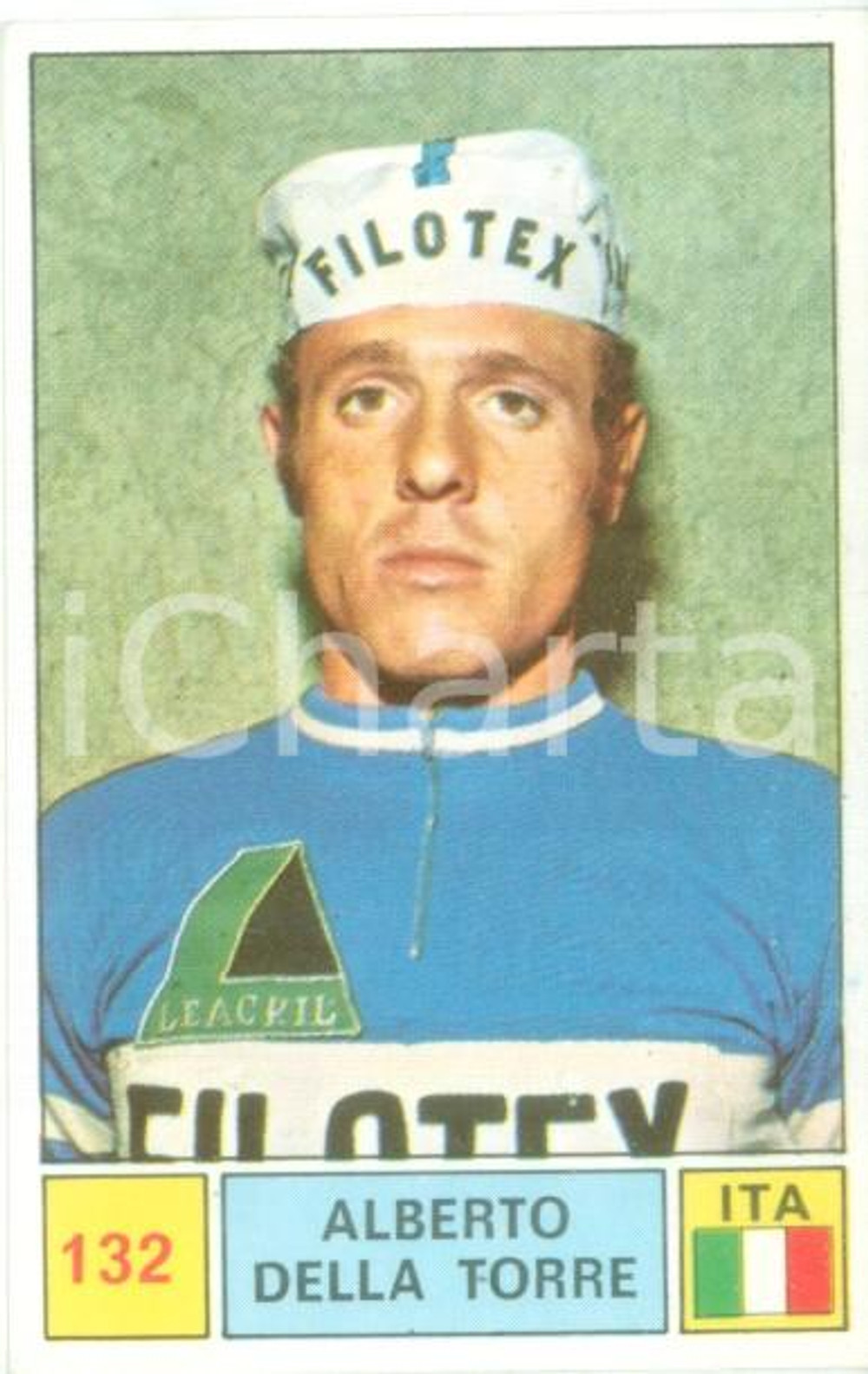 Oggetto da collezione cartaceo PANINI  SPRINT 1971 Figurina Alberto DELLA TORRE n 132 Ciclismo Sponsor FILOTEX 1
