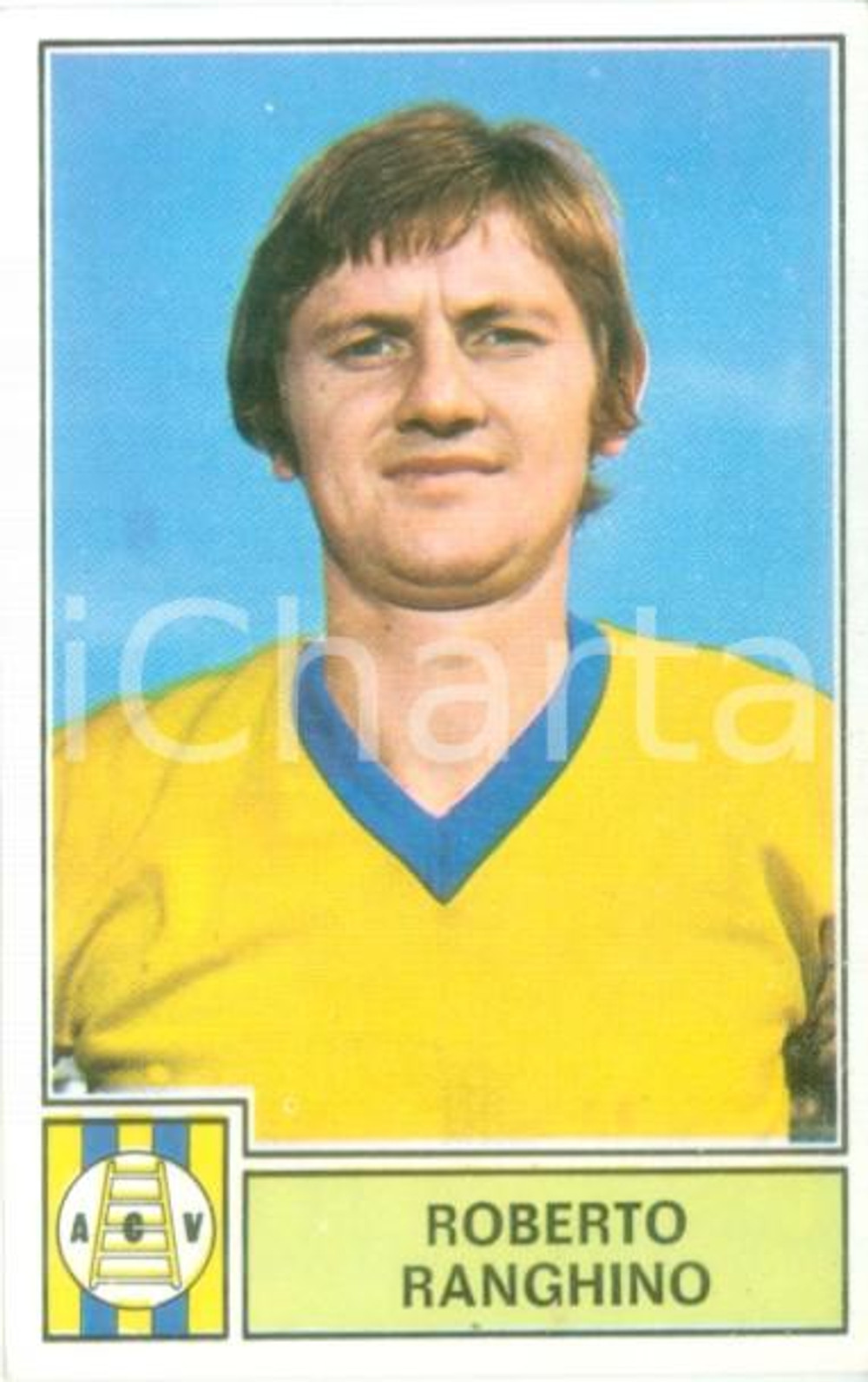 Oggetto da collezione cartaceo PANINI CALCIATORI 1971  1972 Figurina Roberto RANGHINO Serie A VERONA 3 1