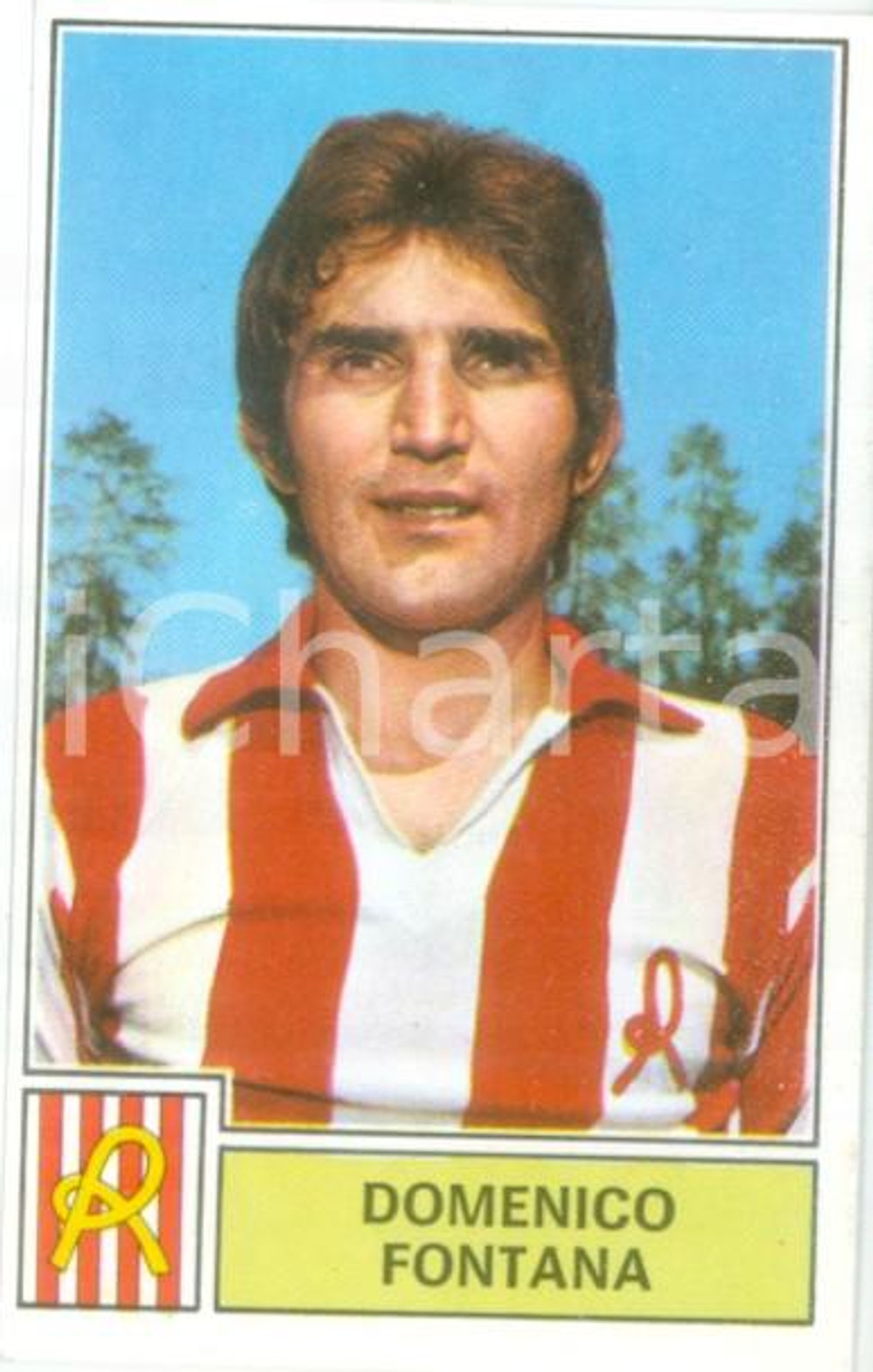 Oggetto da collezione cartaceo PANINI CALCIATORI 1971 1972 Figurina Domenico FONTANA Serie A VICENZA 2 1