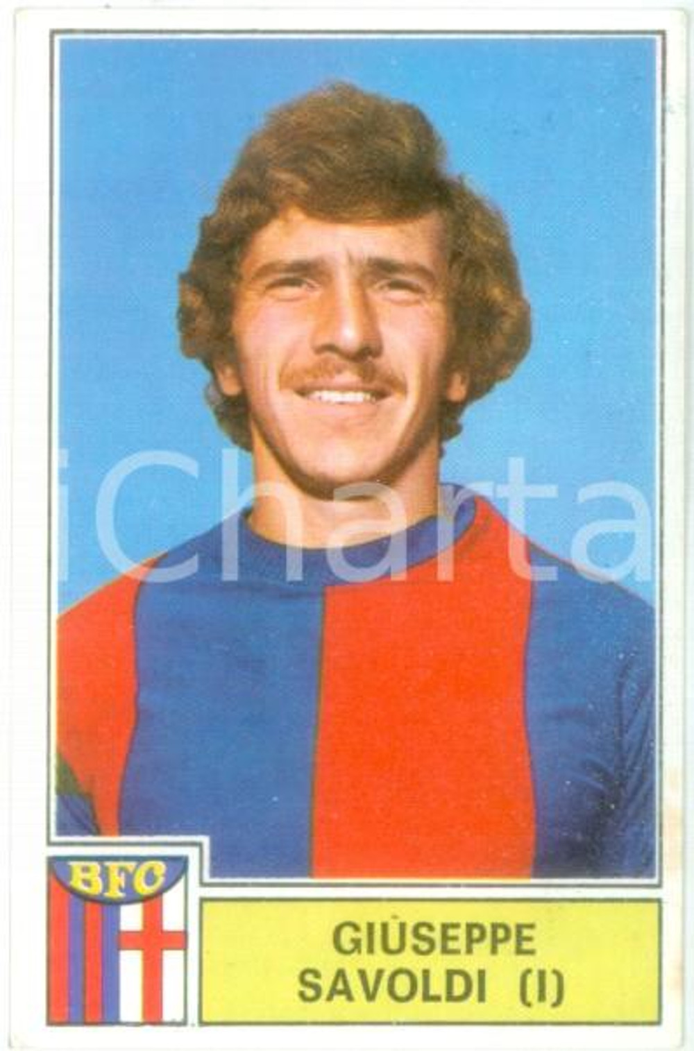 Oggetto da collezione cartaceo PANINI CALCIATORI 1971  1972 Figurina Giuseppe SAVOLDI Serie A BOLOGNA 2 1