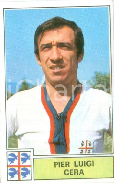 Oggetto da collezione cartaceo PANINI CALCIATORI 1971  1972 Figurina Pier Luigi CERA Serie A CAGLIARI 2 1